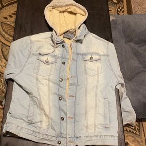 Brooklyn ny button up hoodie/jacket